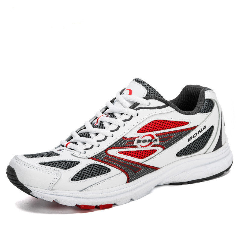 Classics Style Running Shoes Breathable Upper Outdoor Walking Jogging Comfortable Ladies Sneakers Red Luxeara