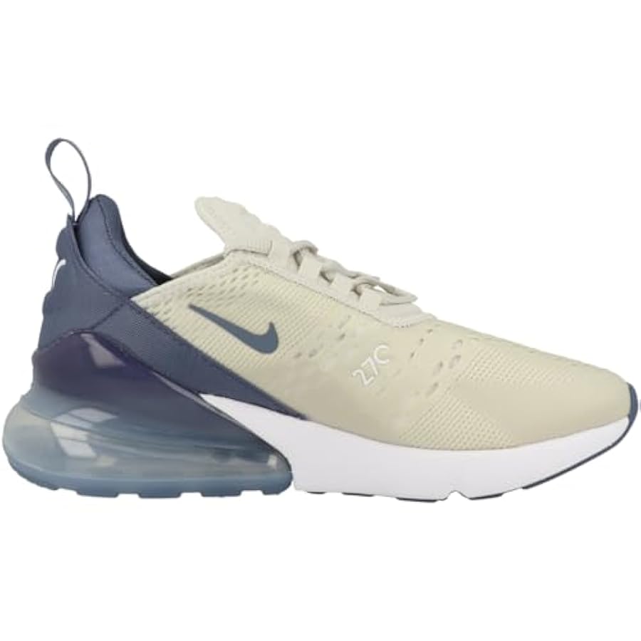 Nike Air Max 270 Shoes Light Bone Diffused Blue-White Nike
