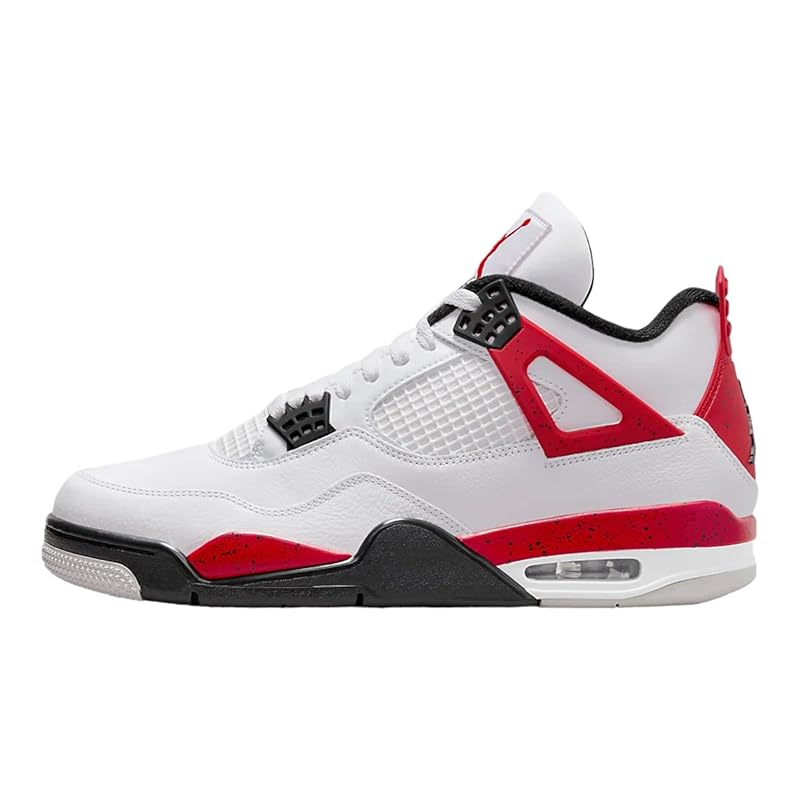 Nike Air Jordan 4 Retro White Fire Red-black Cement Nike