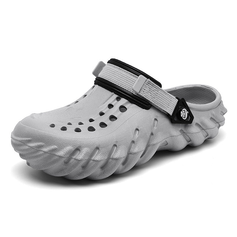 Echo Clogs Closed Toe Hollow-out Sandals - Comfortable & Stylish Casual Footwear Luxeara