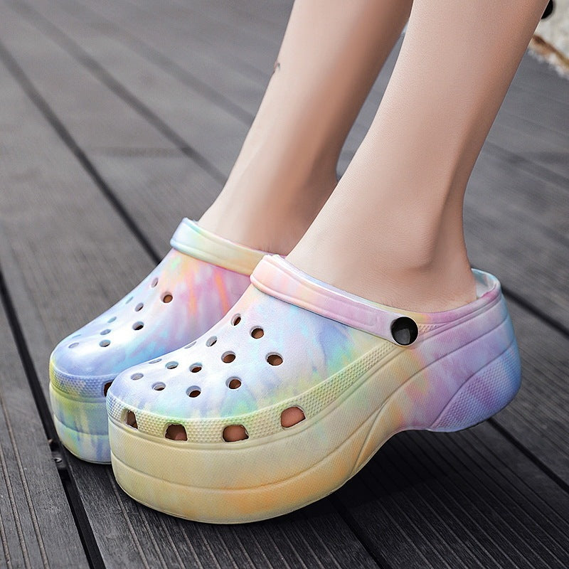Luxeara MEGA CRUSH Clogs Women's Multi Color Sandals Light purple Luxeara