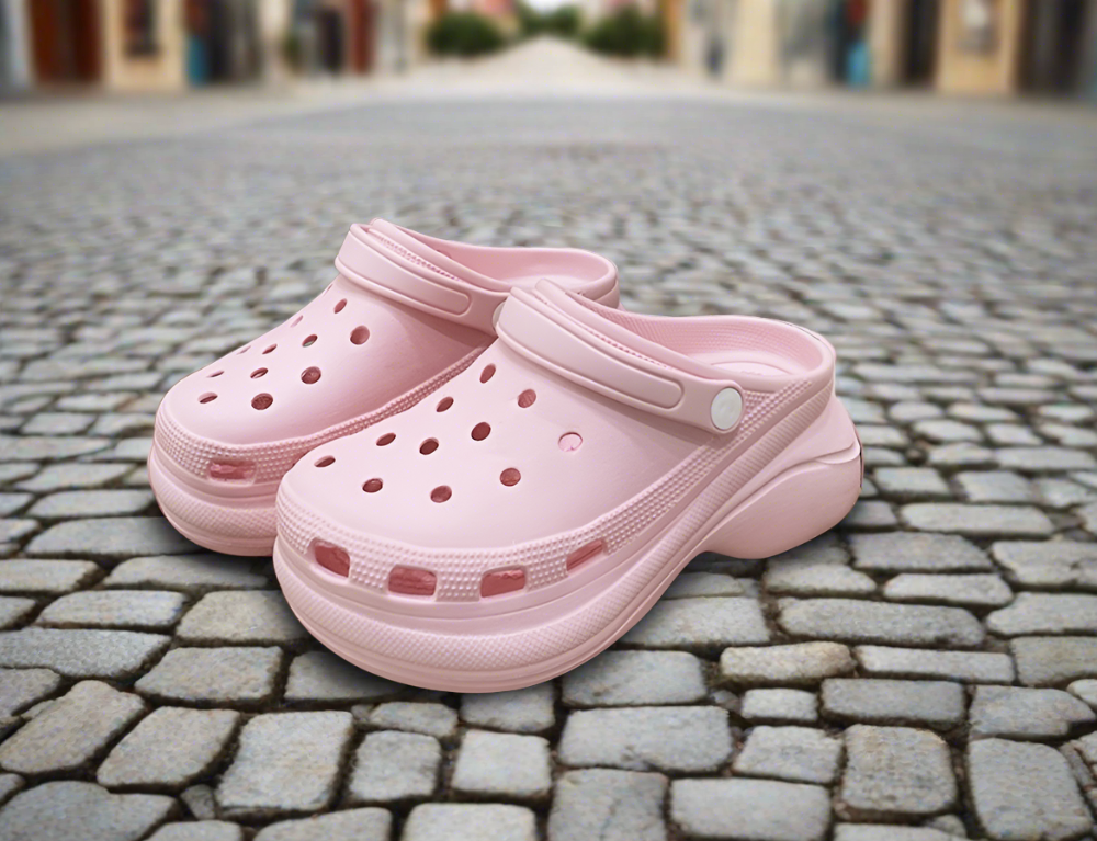Women's Classic MEGA CRUSH Clogs Platform Shoes Pink Luxeara