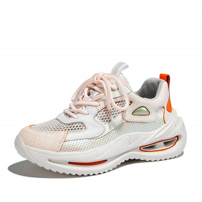 Casual Platform Sneakers Leather Women's Shoes Luxeara