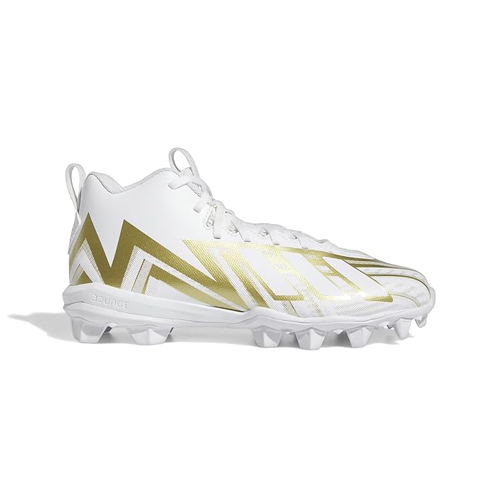 Adidas Freak Spark 23 Football Shoes White Gold Metallic Luxeara