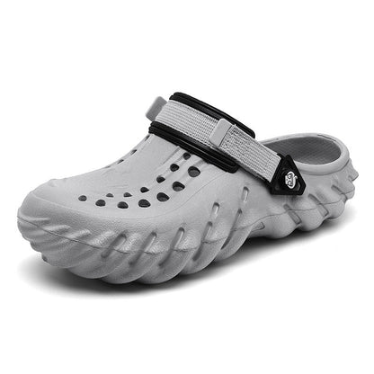 Echo Clogs Closed Toe Hollow-out Sandals - Comfortable & Stylish Casual Footwear Luxeara