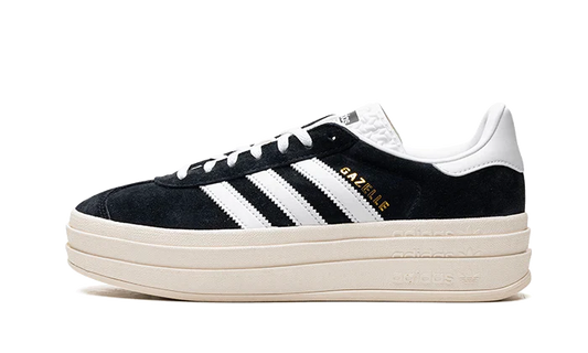 adidas Originals Gazelle Bold Shoes Core Black White Luxeara