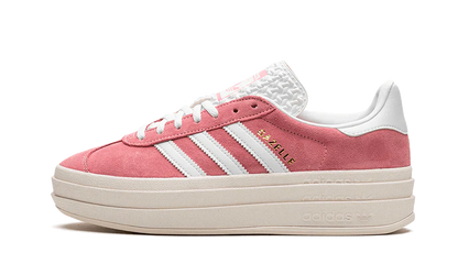 adidas Originals Gazelle Bold Shoes Super Pop Pink Cloud White White Luxeara