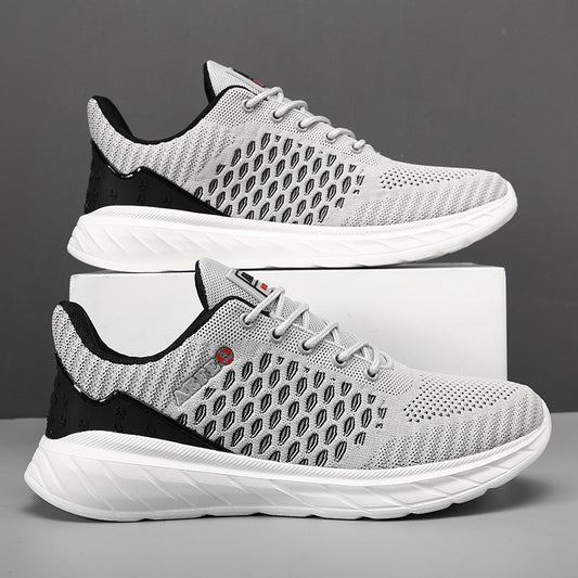 Men's Lightweight Casual Sneakers – Fashionable Trendy Low-Top Shoes Luxeara